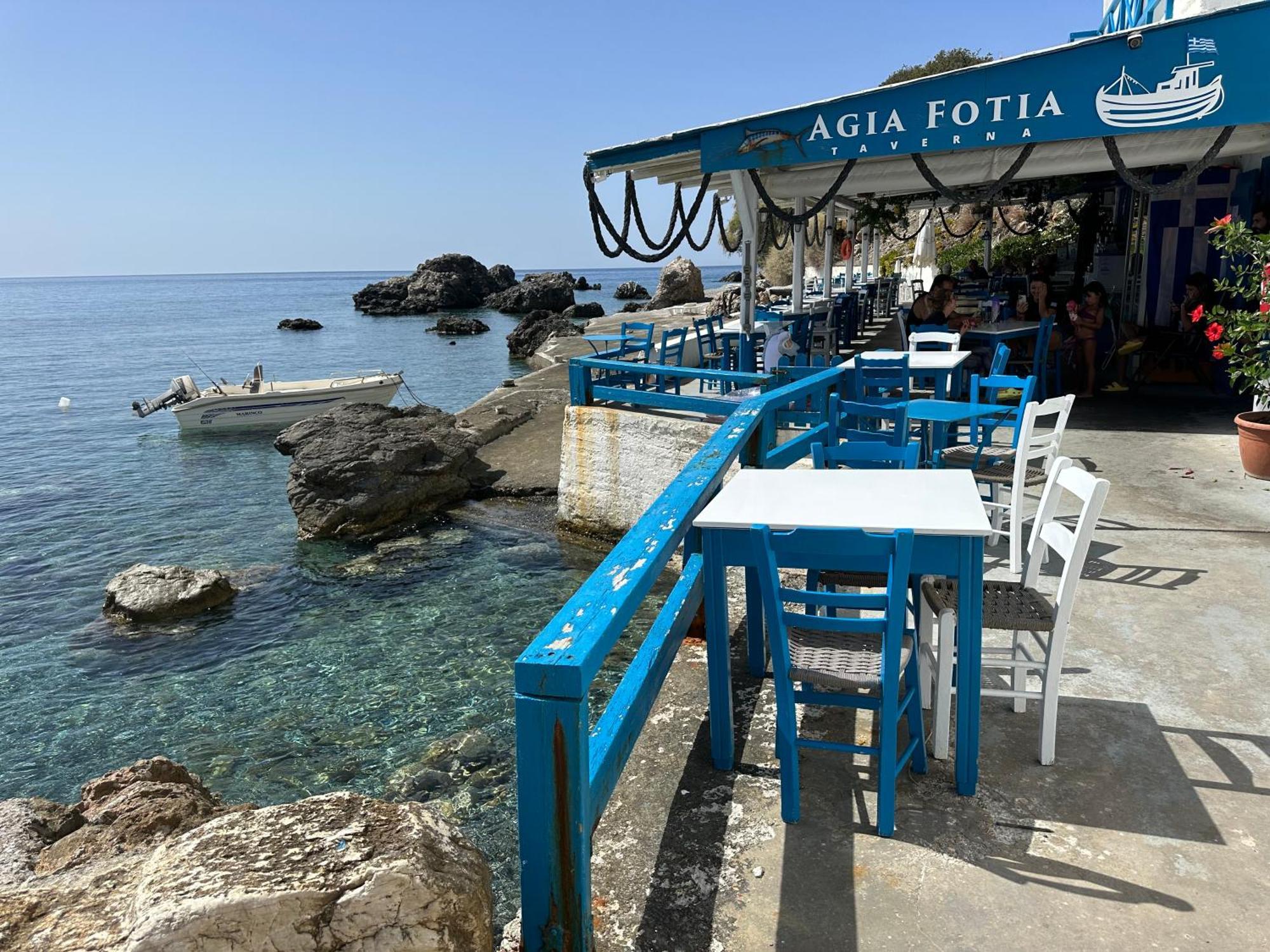 Agia Fotia Taverna Kerames Exterior photo